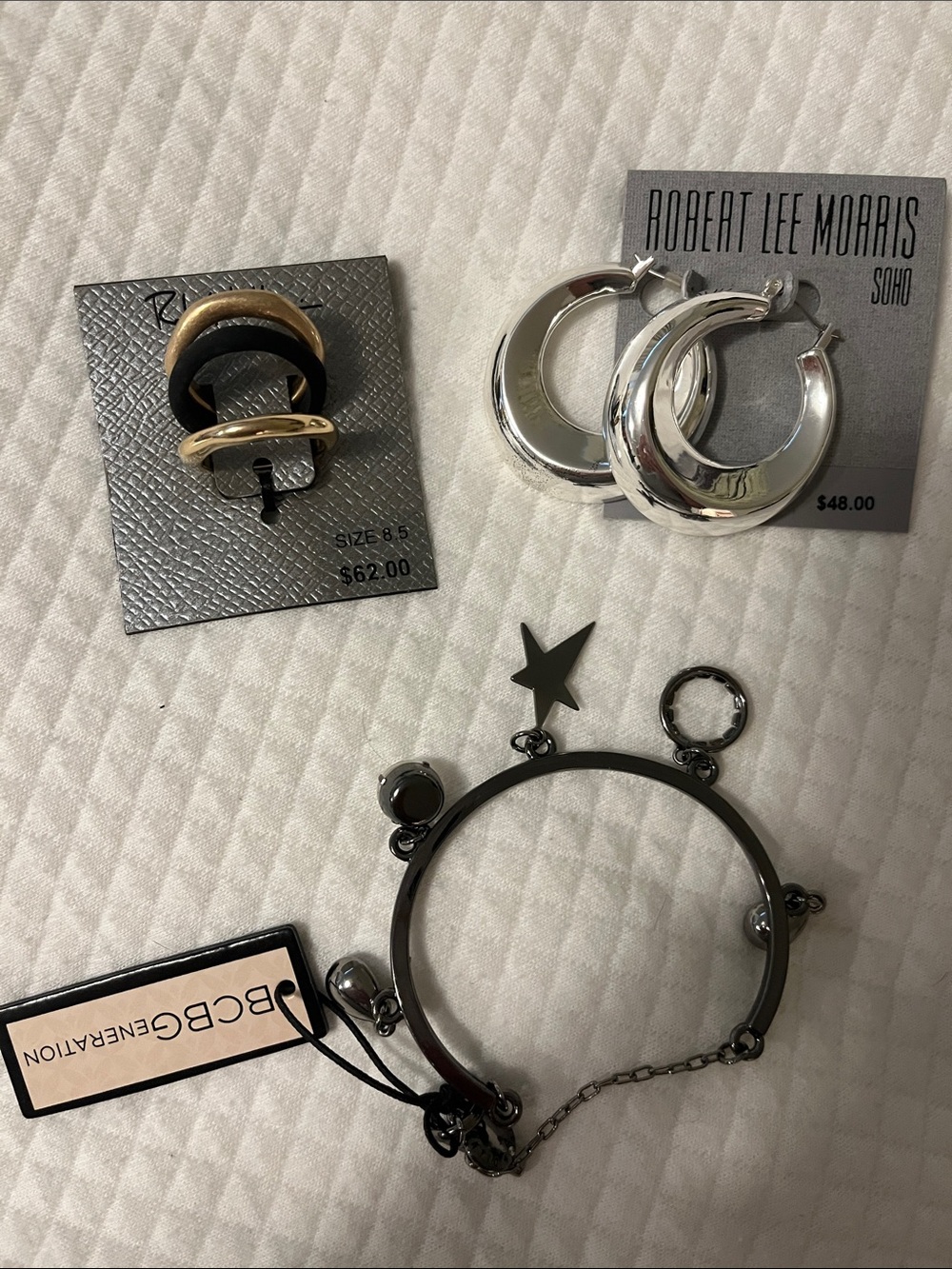 Robert Lee Morris, BCBG Gen, and other lot of costume jewelry